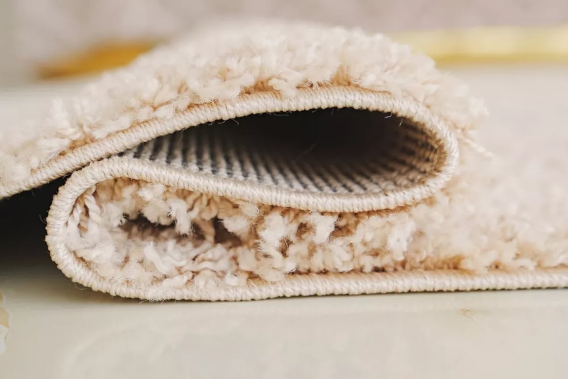 detail na koberec s vysokým vláknem