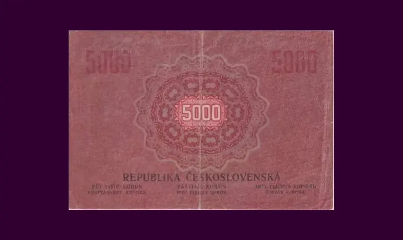 Zadní strana státovky 