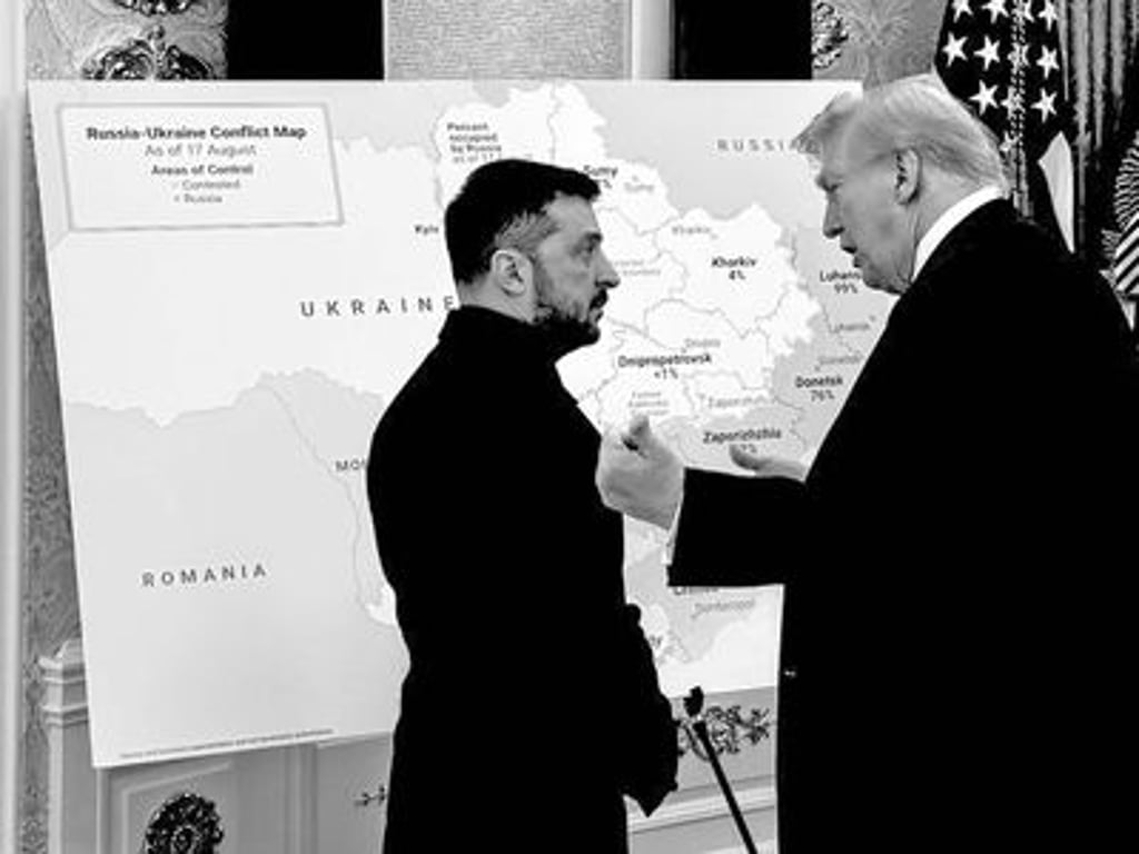 Kšiltovky, gesta a vážné debaty. Projděte si fotografie z jednání v Bílém domě