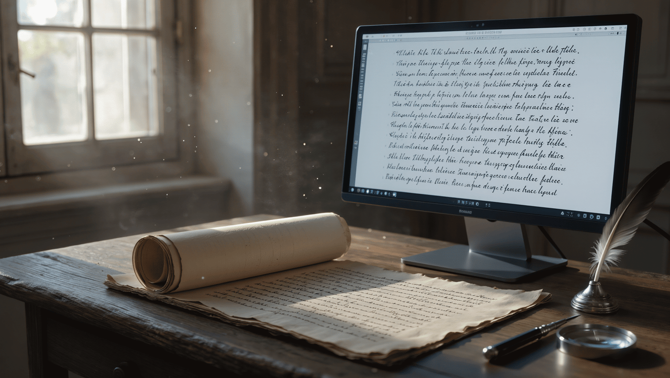 Algoritmy v archivech: jak umělá inteligence čte rukopisy a mění práci historiků