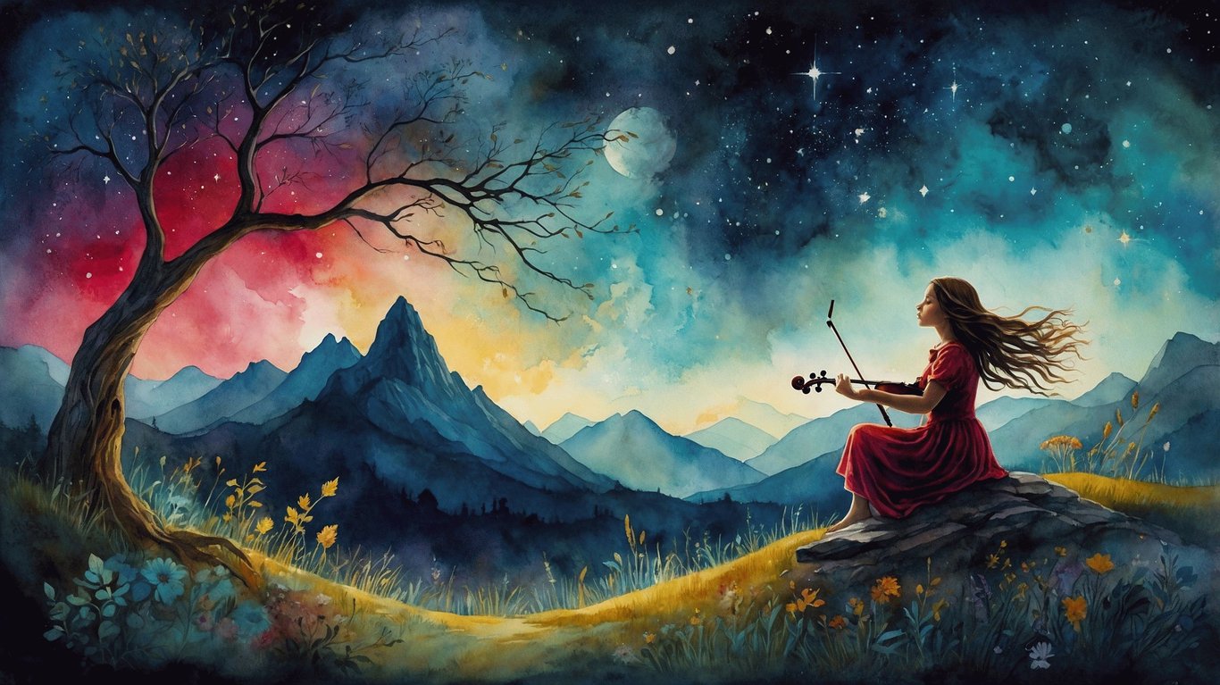 Pohádka o kouzelných houslích a tajemné vrbě