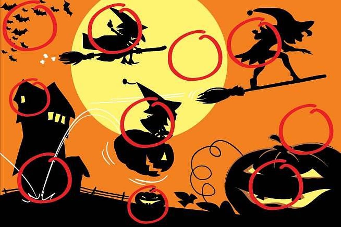 Najdete deset halloweenských rozdílů do 40 vteřin? Zvládne to jen hrstka lidí