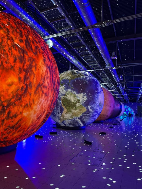 FOTOGALERIE: Prohlédněte si vesmír na výstavišti, láká Czech Space Pavilon