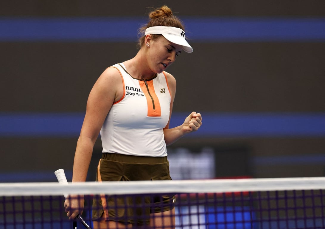 Nosková prolétla do semifinále. Nadělila kanára, pak jí Ruska zápas vzdala