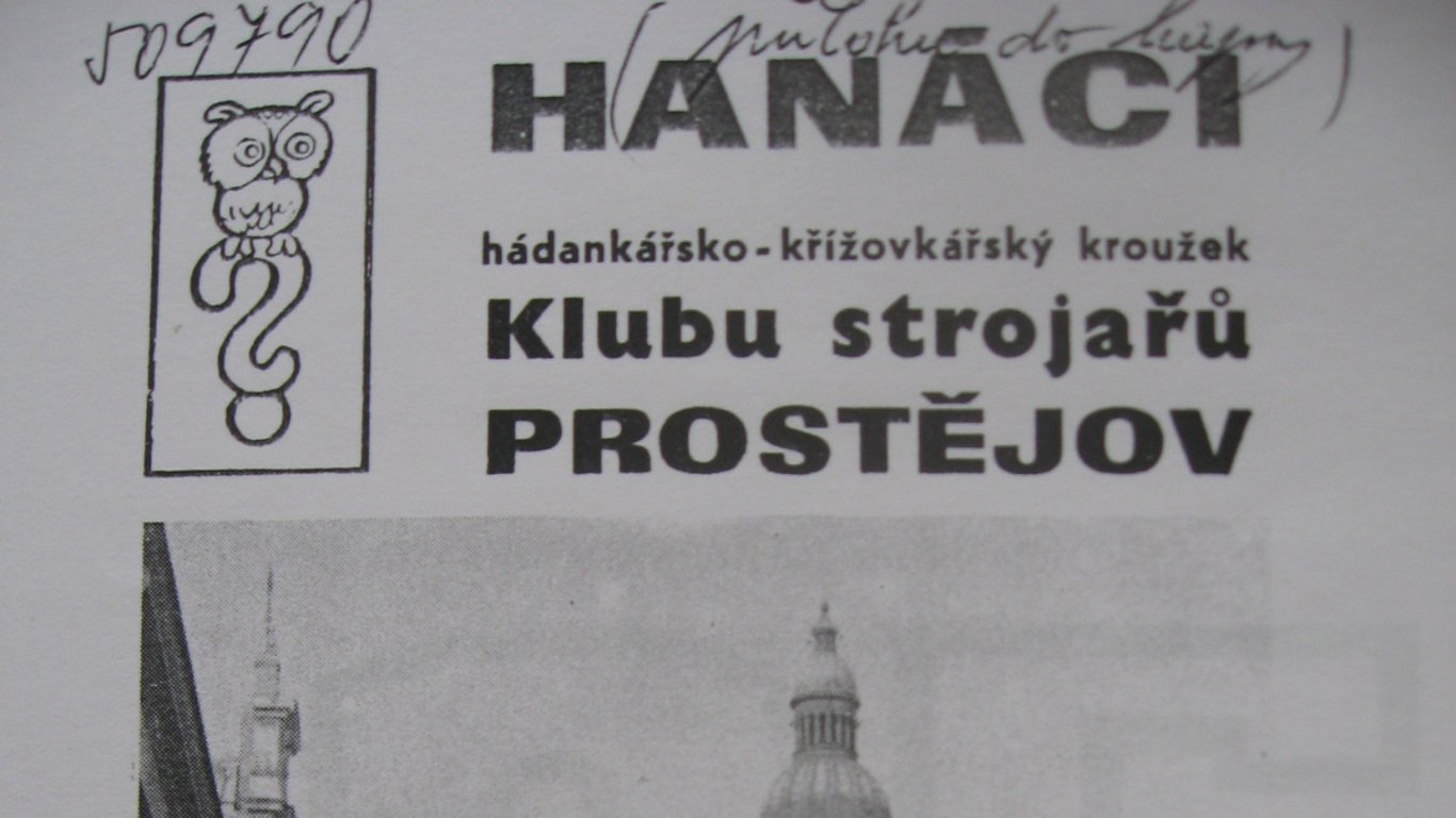 Skrývačka či roháček. Hádankářský kroužek Hanáci působí v Prostějově již sedmdesát let