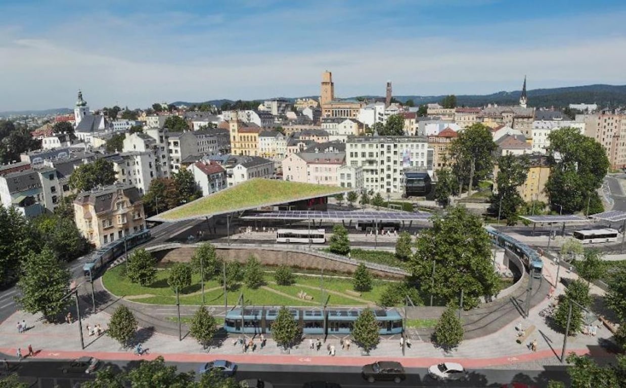 Připravovaný dopravní terminál v Jablonci nad Nisou zatím nemá stavební povolení