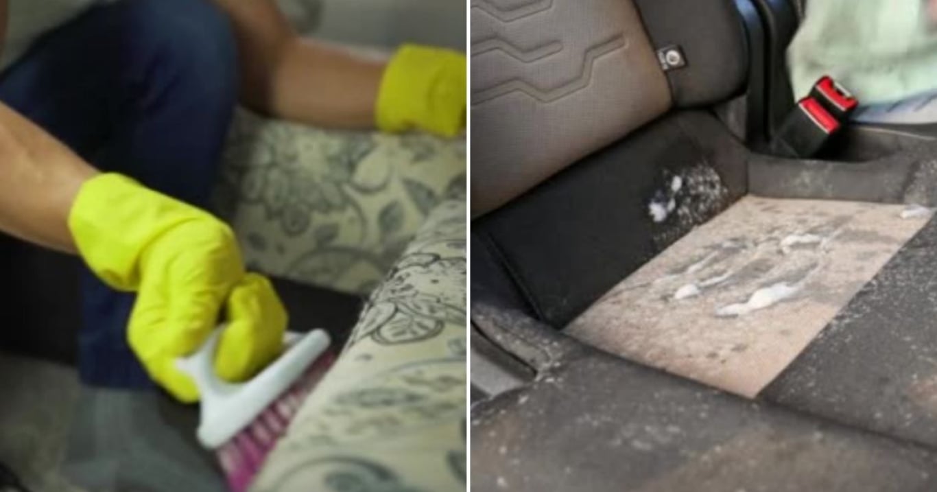 Směs z běžně dostupných surovin vyčistí gauč i autosedačku během chvilky. Zbaví je skvrn i cigaretového zápachu