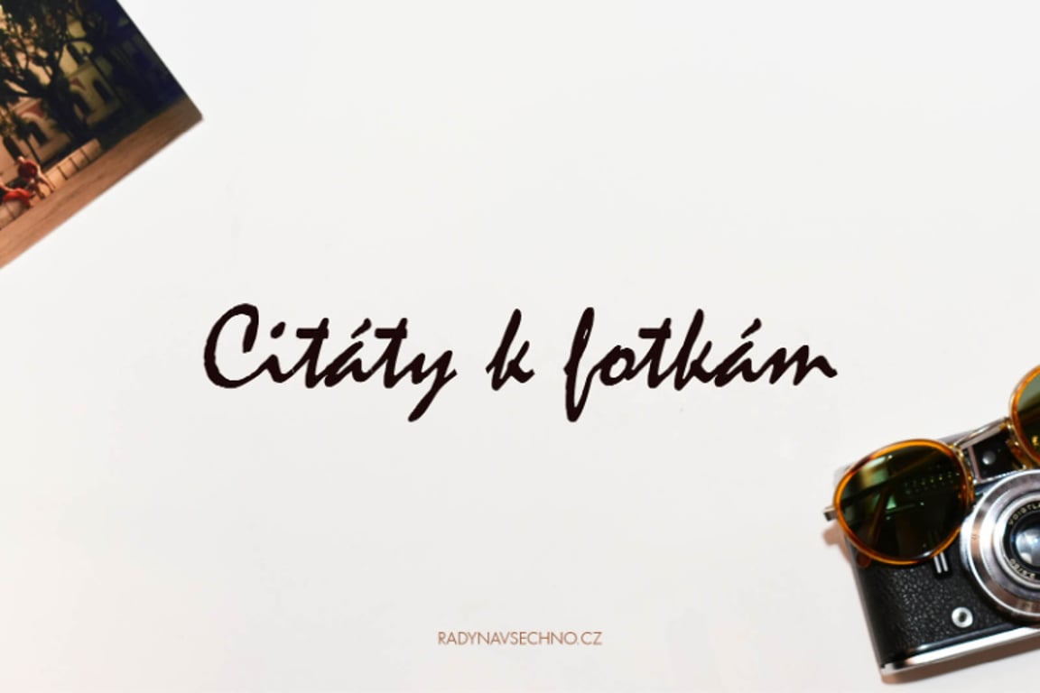 citáty k fotkam