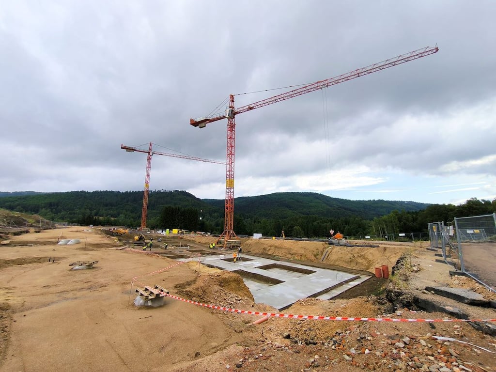 Výstavba nové čtvrti na okraji Liberce začala. Postupně nabídne přes šest set bytů