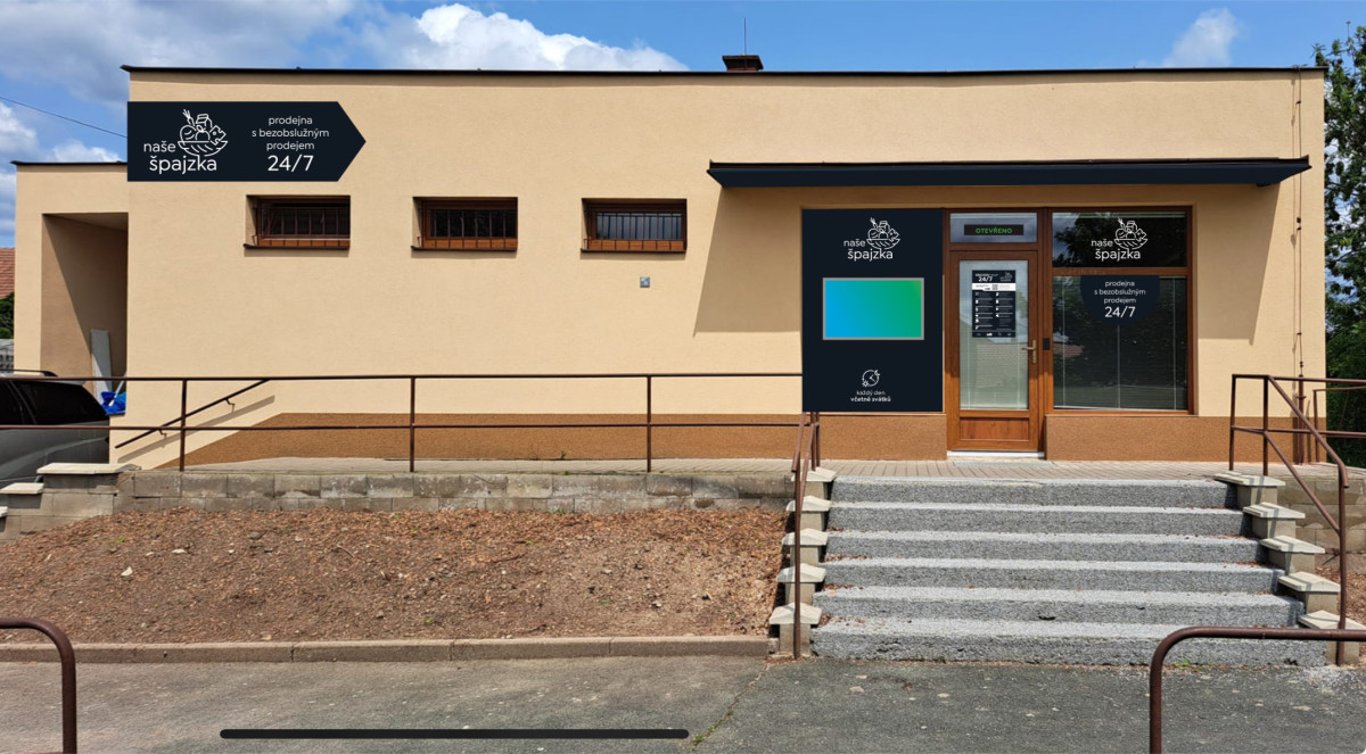 V Babicích u Nechanic otevřela nonstop prodejna Naše špajzka