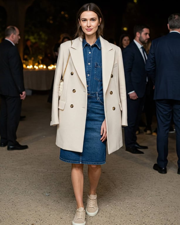 Žena ve stylovém outfitu