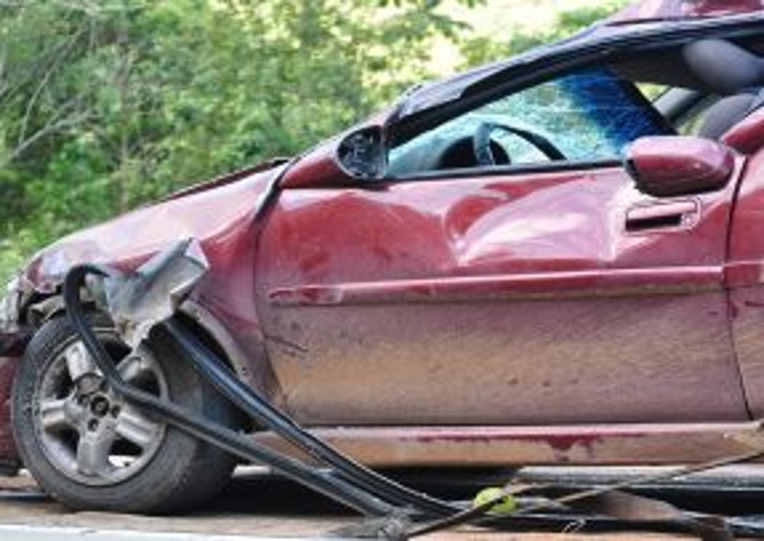 Auto po nehodě