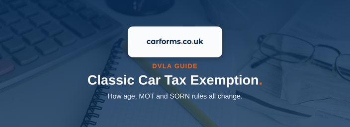 Classic Car Tax Exemption Explained - CarForms