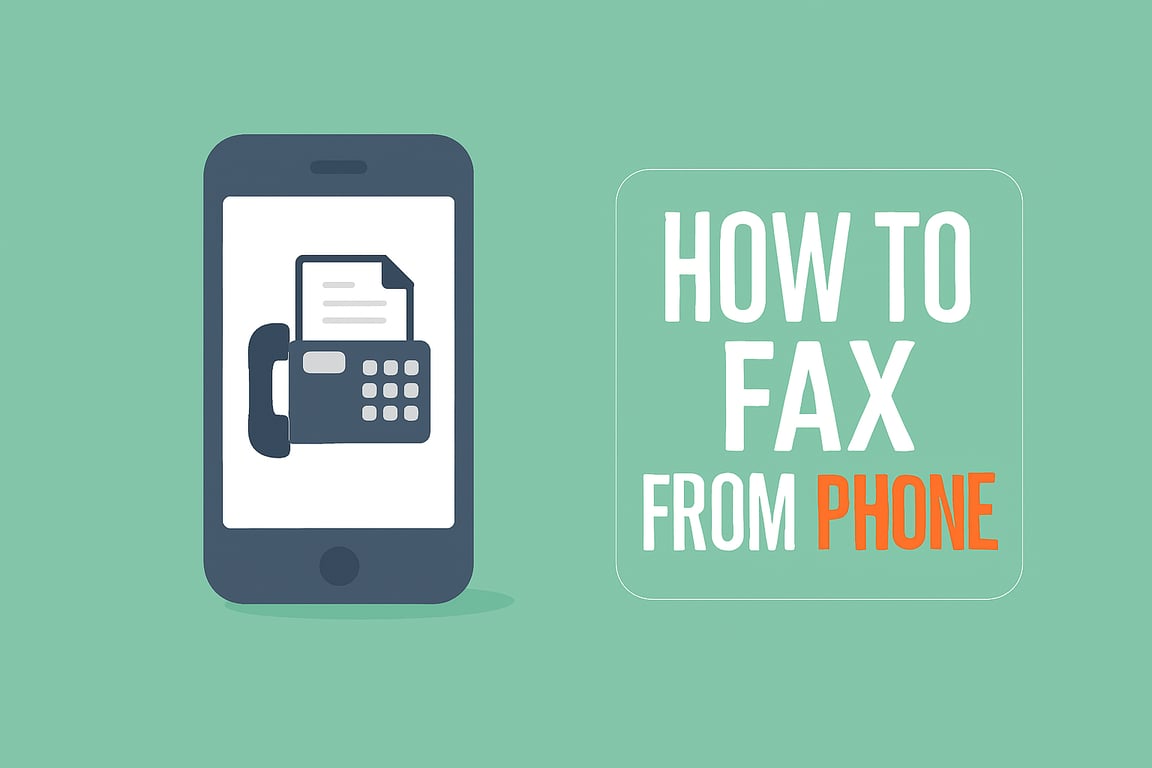 How to Fax from Phone: Turn Your Smartphone Into a Mobile Fax Machine