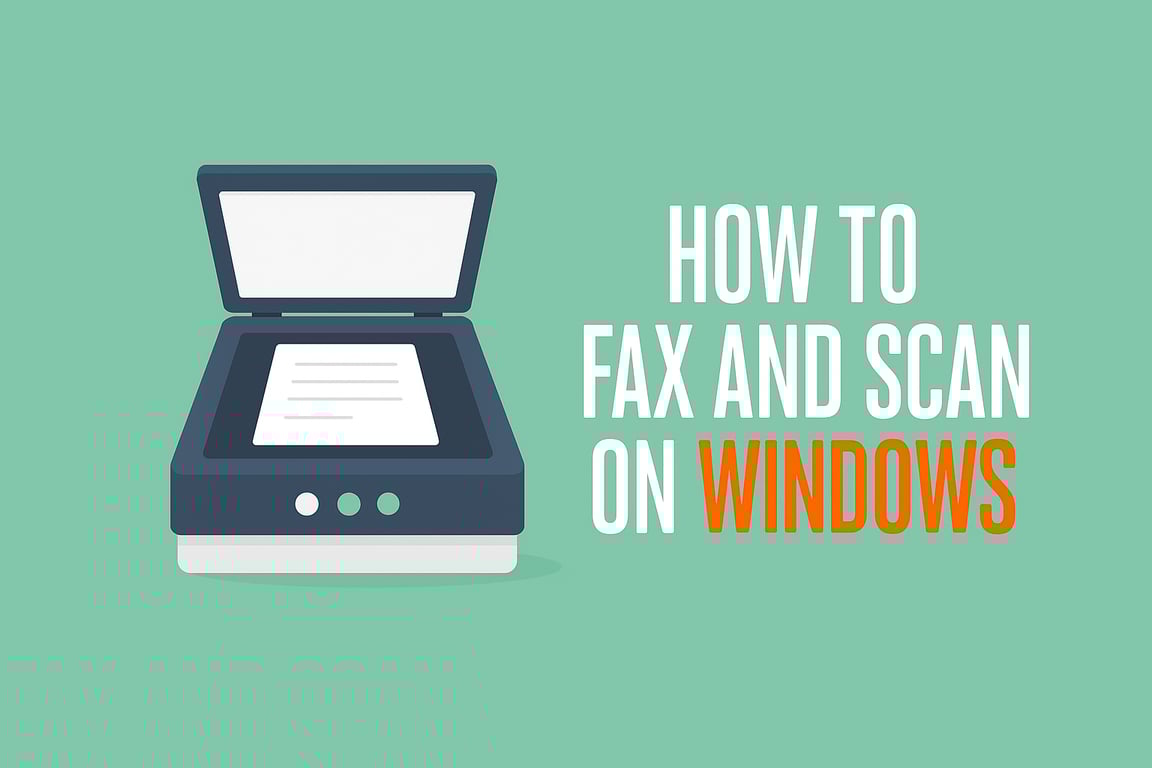 How To Fax and Scan On Windows: The 2025 Solution