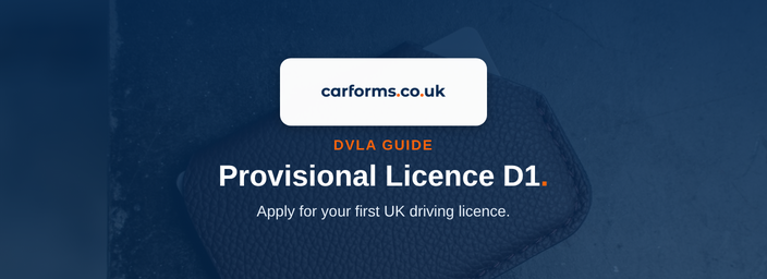 Provisional License D1 Form: Your 2026 Guide - CarForms