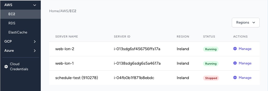 EC2 Instance Discovery Dashboard