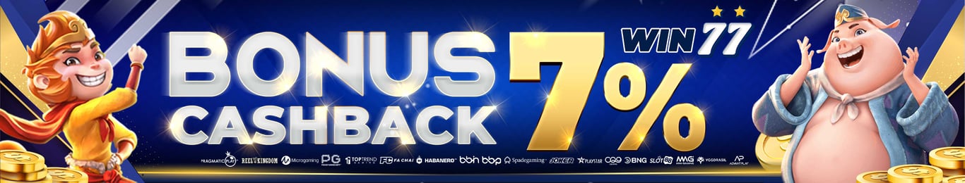 BONUS CASHBACK 7%