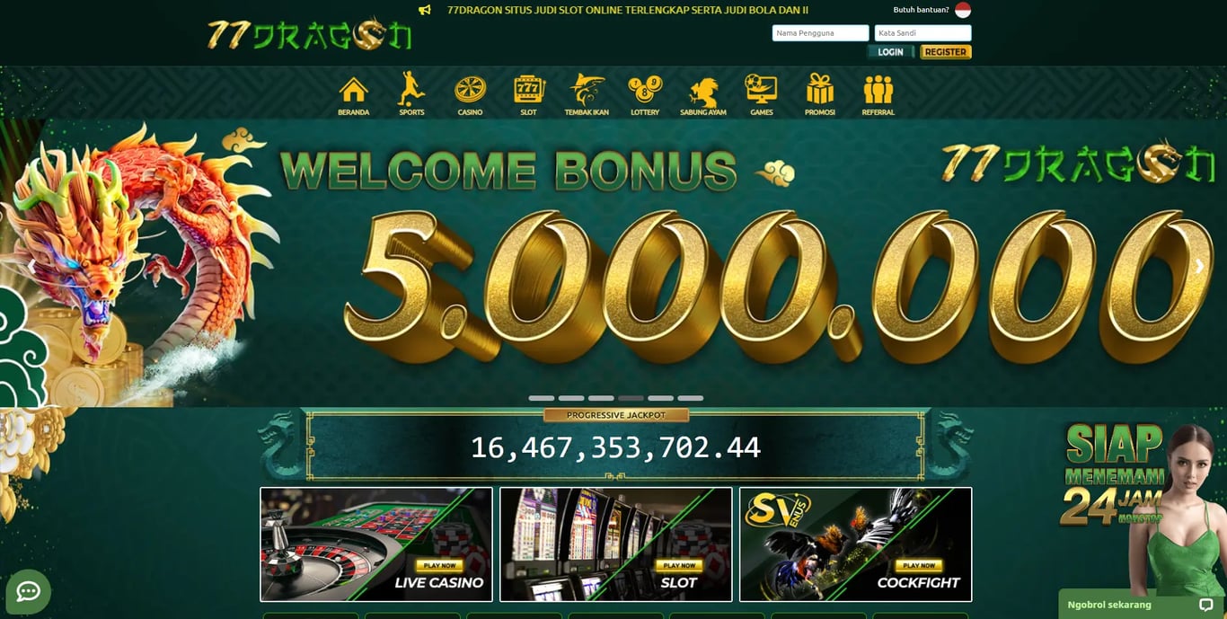 Agen77bet situs judi terpercaya slot dan casino online