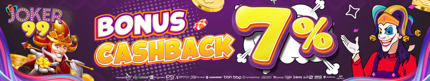 BONUS CASHBACK 7%