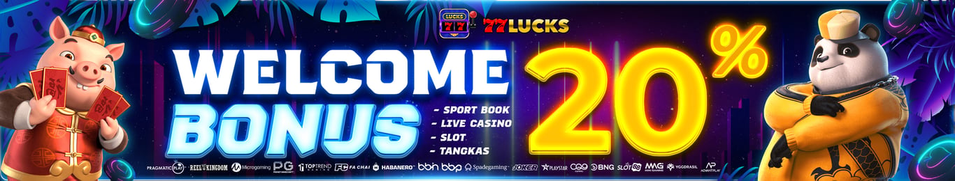 WELCOME BONUS 20%