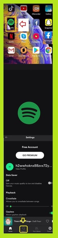 Spotify search mobile - follow and add friends on Spotify - How to Spotify