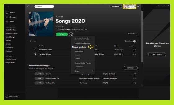 make public Spotify playlist desktop  - Spotify Playlists - How to Spotify