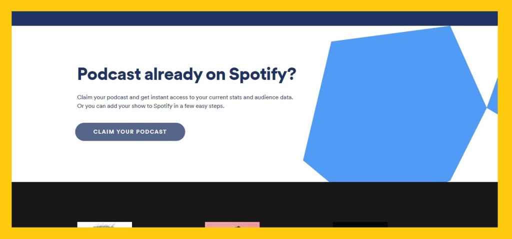claim your podcast on Spotify  - Spotify podcast - How to Spotify