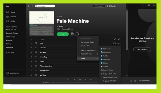share Spotify songs- working with Spotify - How to Spotify