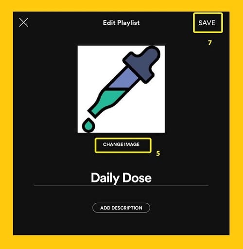 edit Spotify playlist - Spotify playlist picture - How to Spotify
