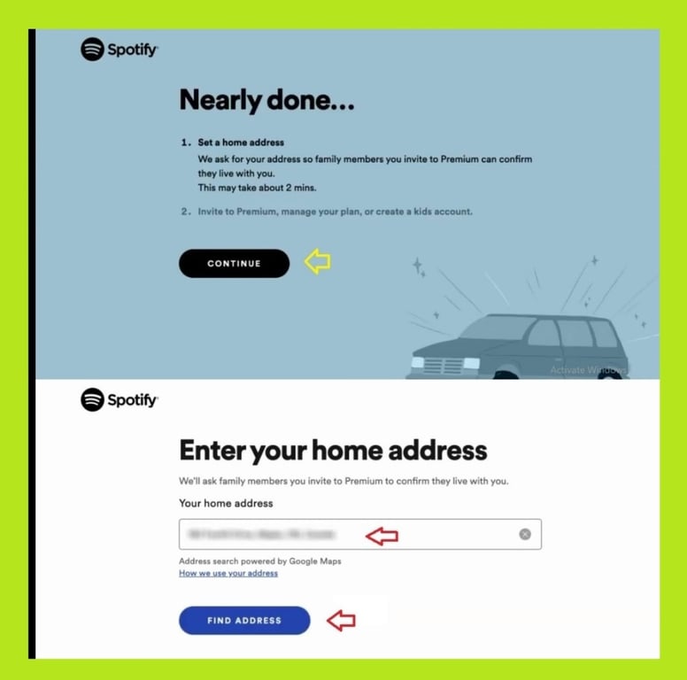 nearly done Spotify - sign up on Spotify - how to Spotify 