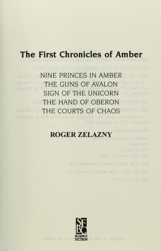 The Chronicles Of Amber