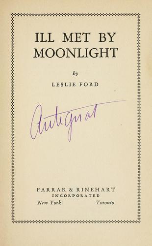 Ill Met by Moonlight