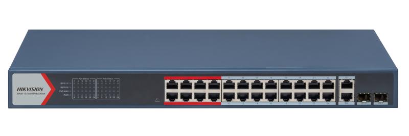 24 Port Hızlı Ethernet Akıllı POE Anahtarı