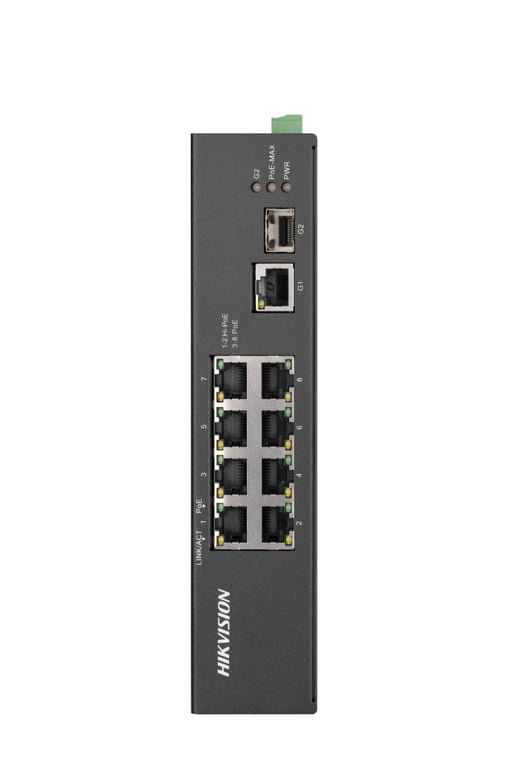 8 Port Hızlı Ethernet Yönetimsiz Sert POE Anahtarı