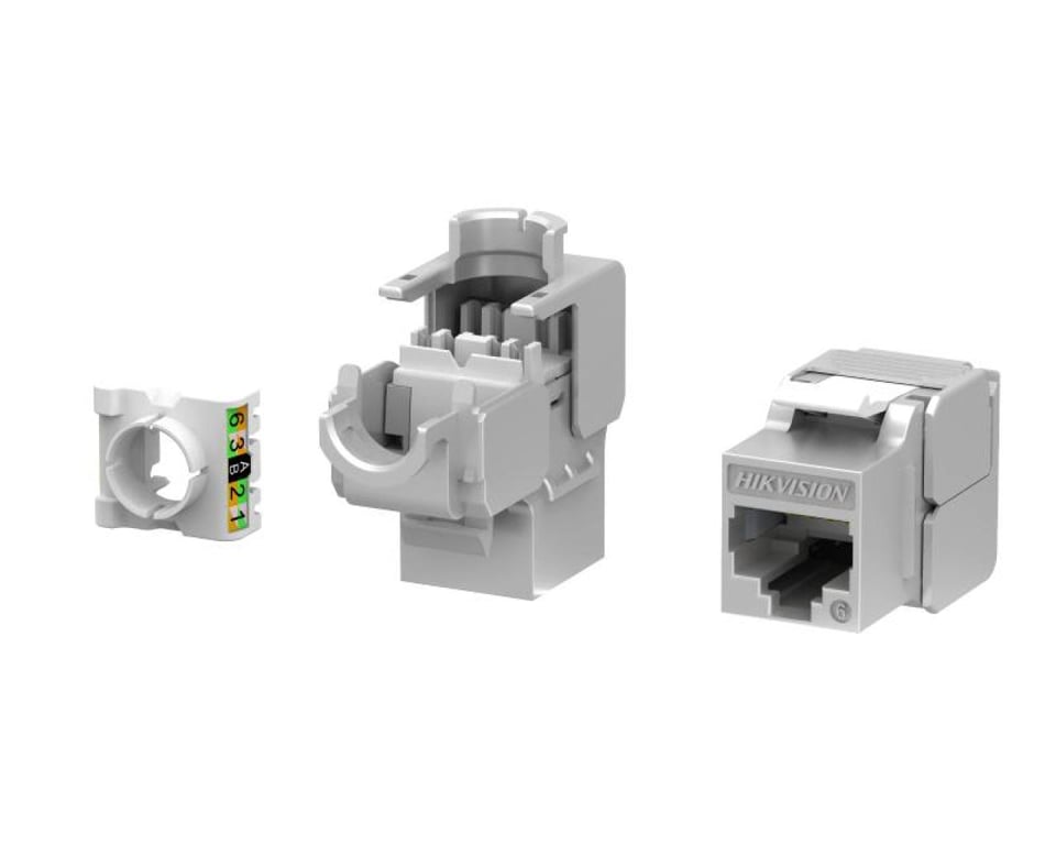 Cat6 Korumalı 180° Aletsiz Keystone Jack