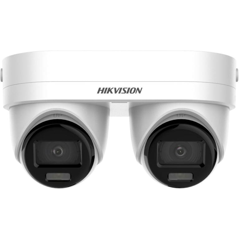 4 MP Çift Lensli Sabit Nokta Yakınlaştırmalı Turret IP Kamera