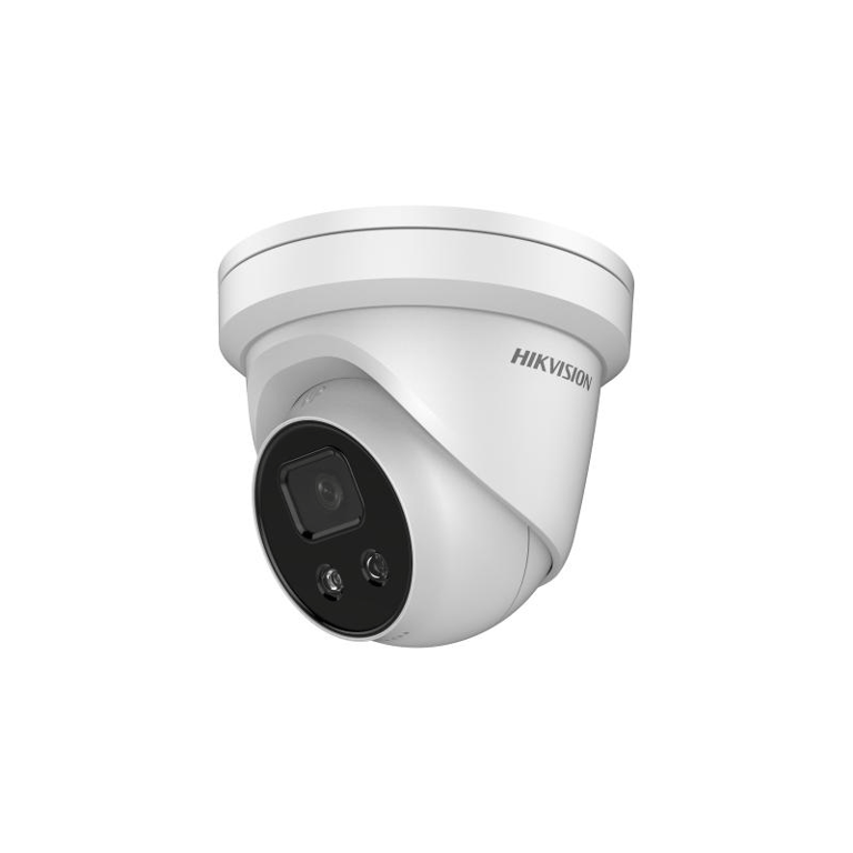 4 MP AcuSense Strobe Işığı ve Sesli Uyarı Sabit Turret IP Kamera