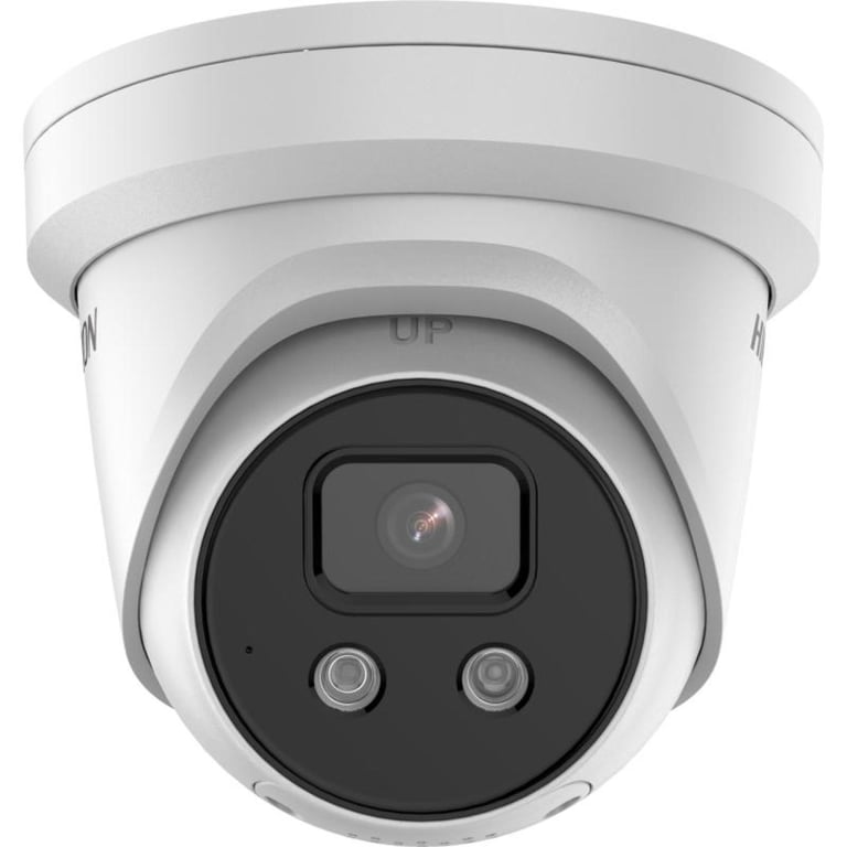 4K AcuSense Strobe Işığı ve Sesli Uyarı Sabit Turret IP Kamera
