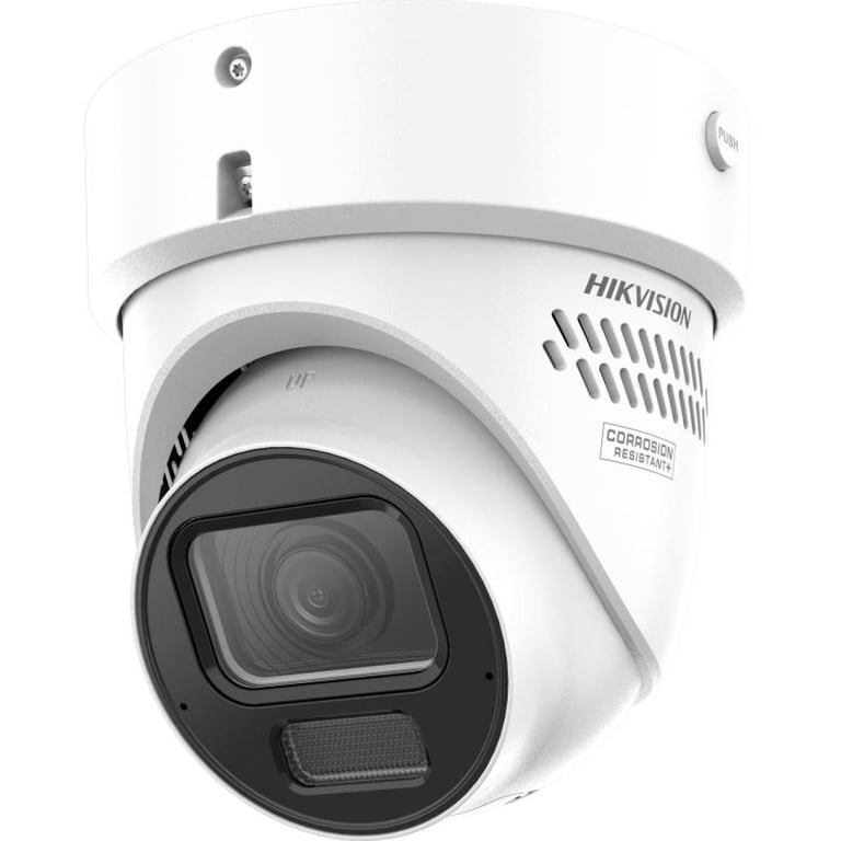 4 MP Çift Aydınlatmalı Strobe Işığı ve Sesli Uyarı Motorize Varifocal Turret IP Kamera