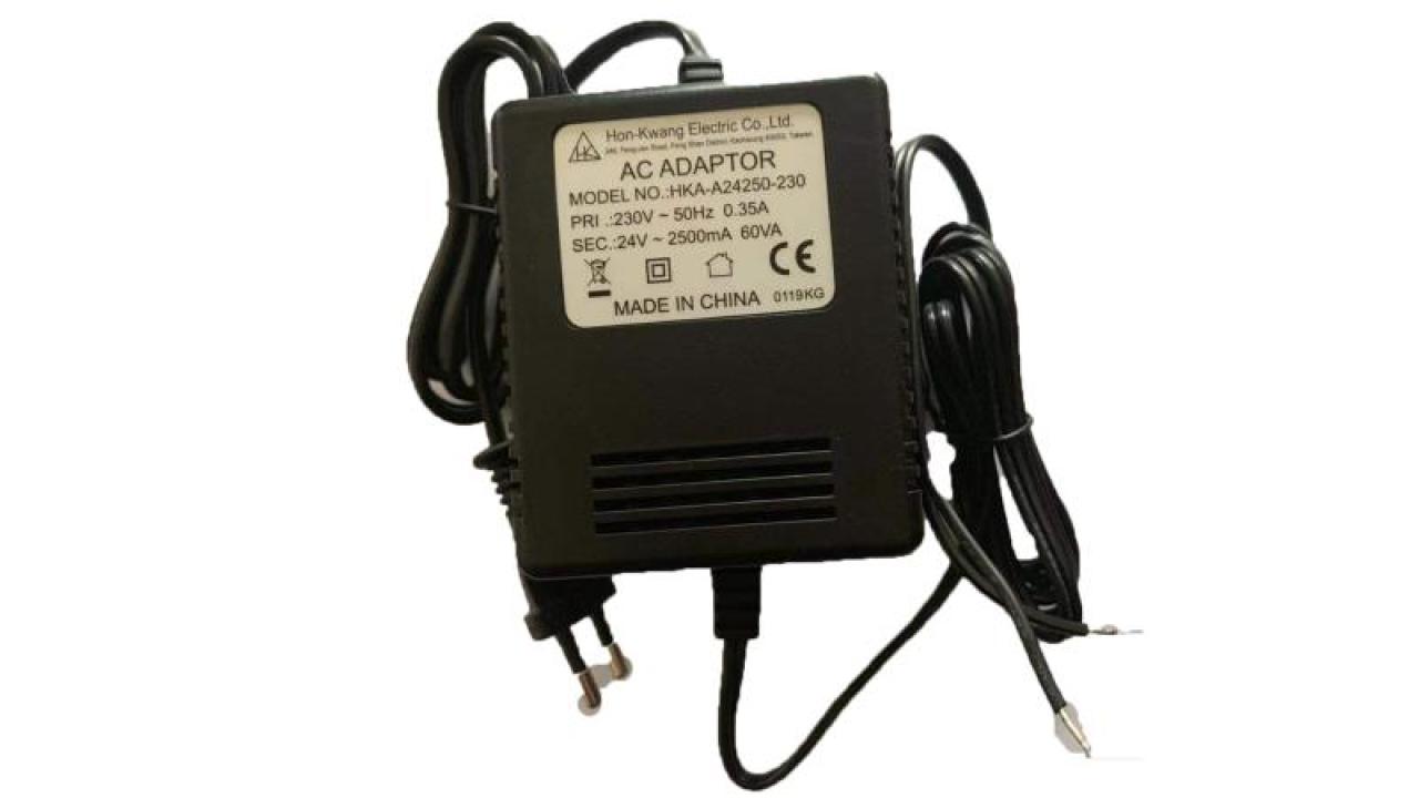 ACadaptör, HKA-A24250-230,AC24V/2.5A,Avrupa standardı