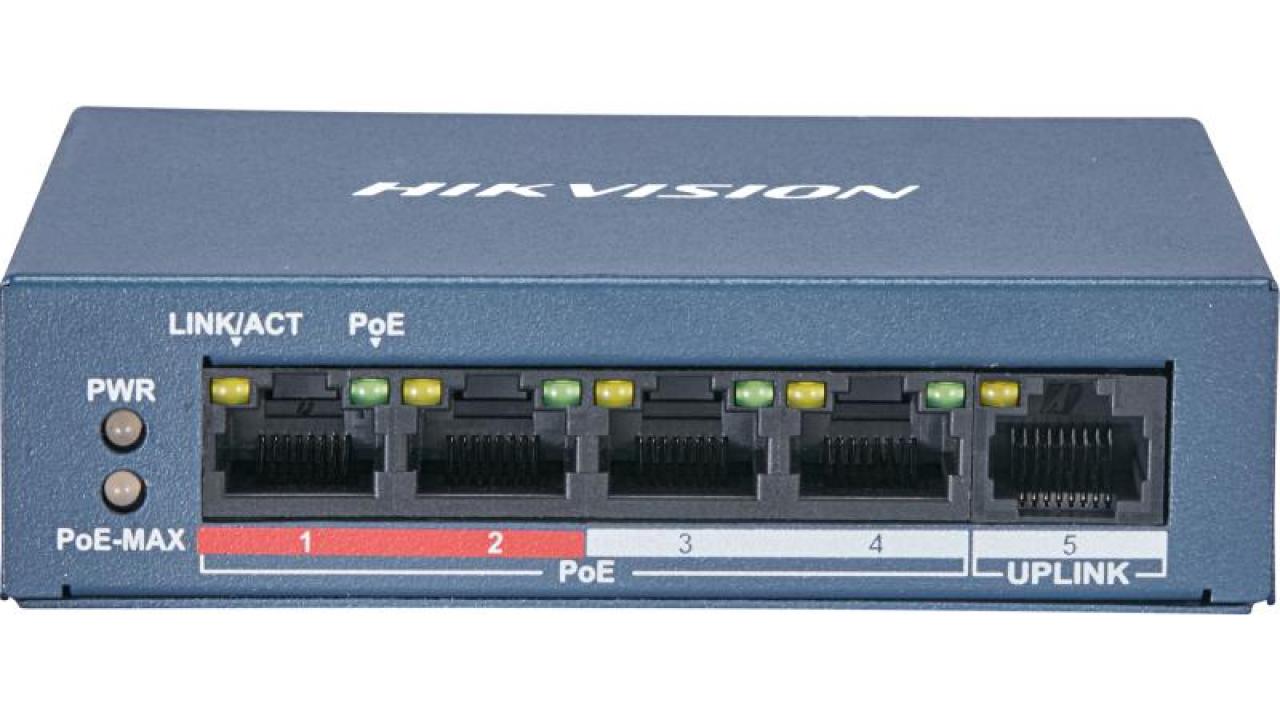 4 Portlu Hızlı Ethernet Yönetilmeyen PoE Switch