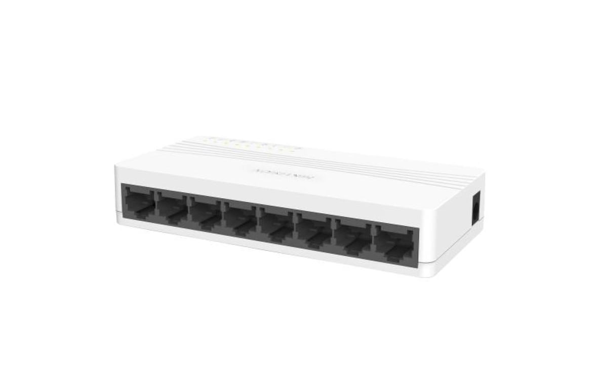8 Portlu Hızlı Ethernet Yönetilmeyen Masaüstü Anahtarı