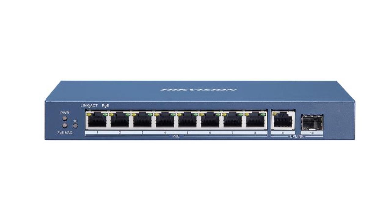 8 Portlu Gigabit Yönetilmeyen PoE Switch