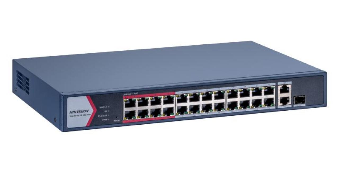 24 Portlu Hızlı Ethernet Akıllı PoE Switch