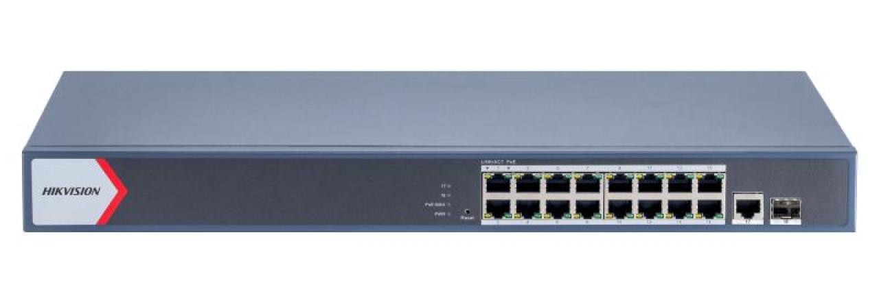 16 Portlu Gigabit Akıllı PoE Switch