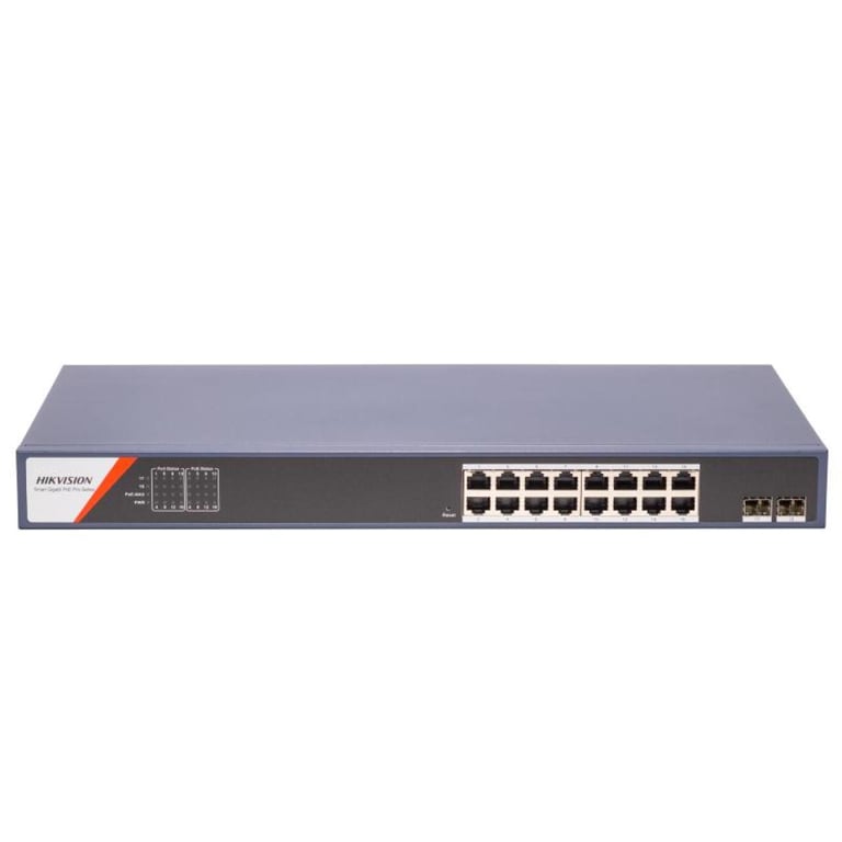 16 Portlu Gigabit Akıllı PoE Switch