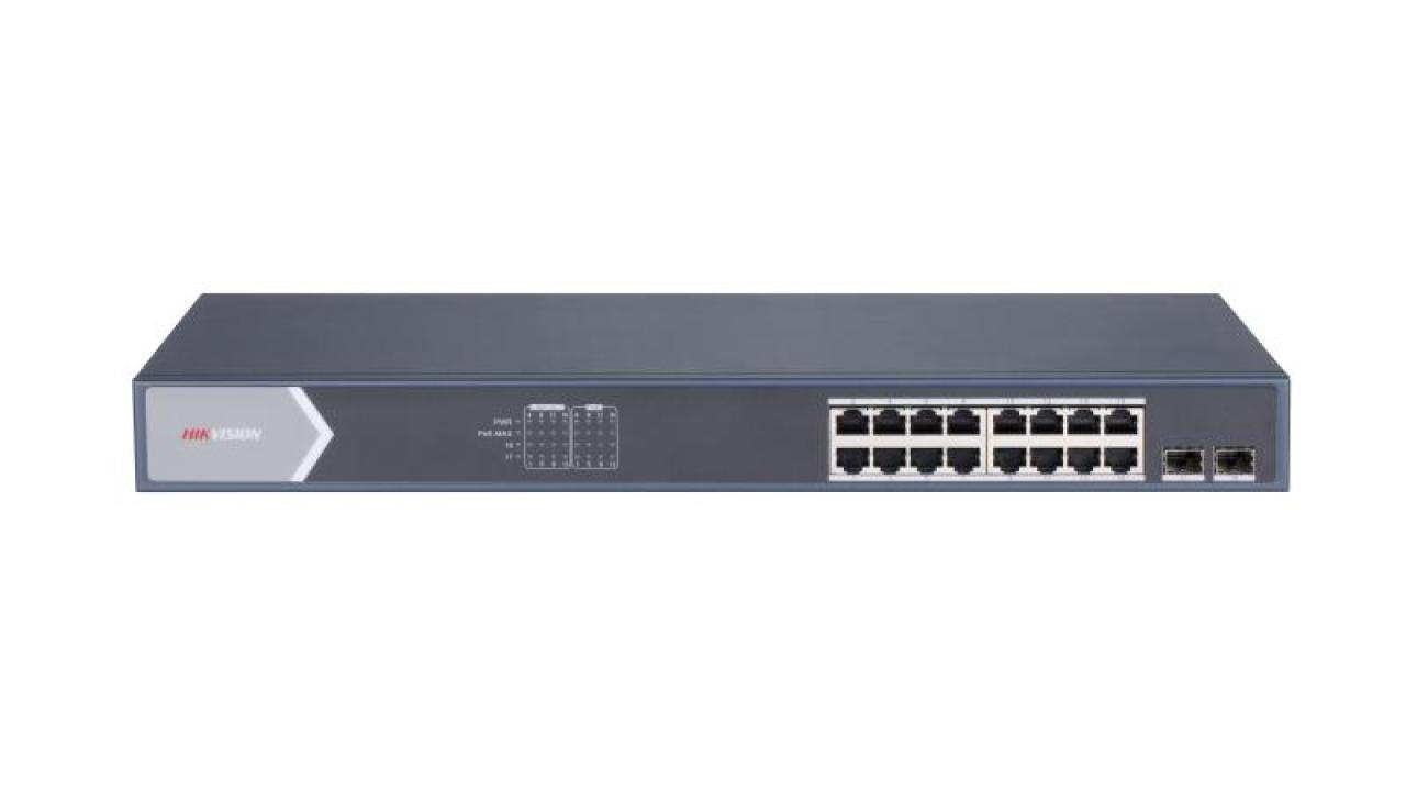 16 Portlu Gigabit Akıllı PoE Switch