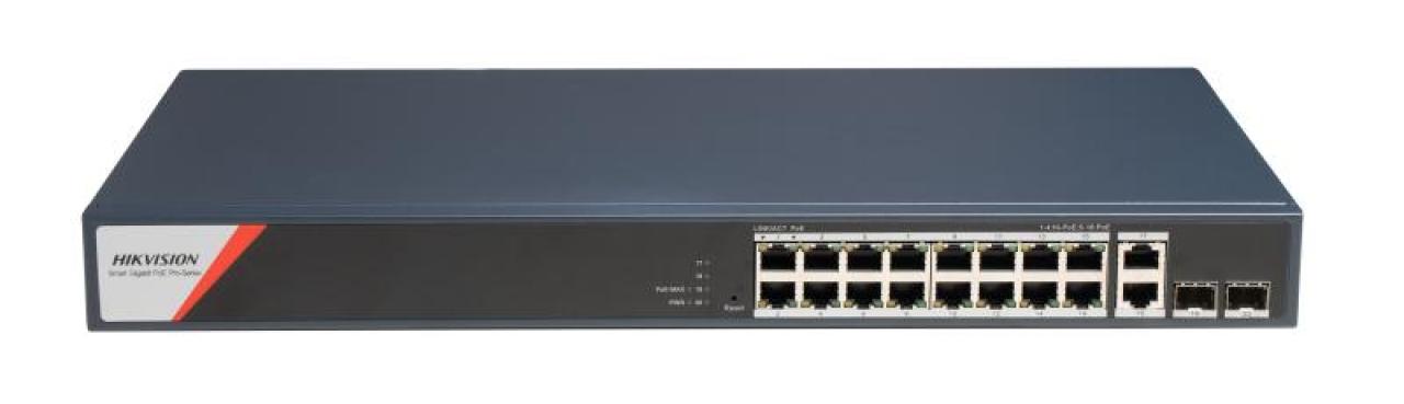 16 Portlu Gigabit Akıllı PoE Switch