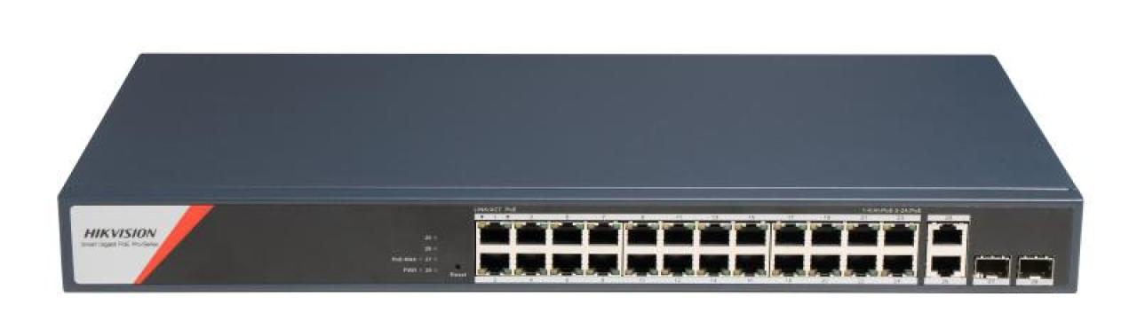 24 Portlu Gigabit Akıllı PoE Switch